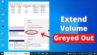 FIXED - Extend Volume Option Greyed Out in Windows 10 or 11  Extend C Drive