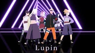 KARA - Lupin - Naruto*Sakura*Hinata*Ino*Temari*TenTen  Naruto MMD