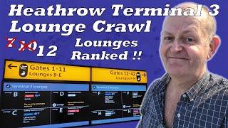 LHR Terminal 3 Lounge Crawl - 7 OneWorld Lounges Reviewed and Ranked  It was a hard afternoon....