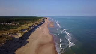 Atlantikküste Frankreich Sandstrand und Meer Le Gurp