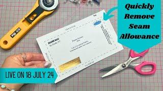 Sewing Tips and Tricks - Live on 18 July 2024