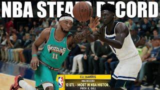 NBA 2K22 PS5 MyCAREER - 10 STEALS IN ONE QUARTER NEW NBA STEALS RECORD