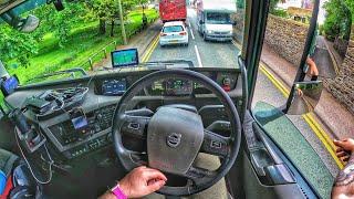 POV  DRIVING VOLVO TRUCK    adrian cox UK