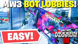 Modern Warfare 3 - LESS SBMM How To Get BOT LOBBIES In Season 3 Of MW3 - Skill Based Matchmaking