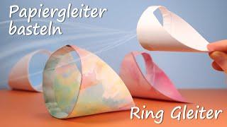 Der Ring Gleiter - Gleiter aus Papier falten - Anleitung