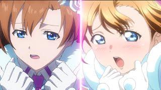 Love Live Snow Halation Comparison MV 2010 & Anime 2014 4K