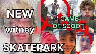 TEAM GAME OF SCOOT IN BRAND NEW  *WITNEY* SKATEPARK *GONE SETH BLANK*