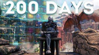 How We Survived 200 DAYS On ARK CRYSTAL ISLES