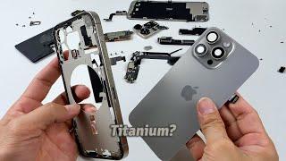 iPhone 15 Pro Max Titanium Teardown Whats different inside from the old series?