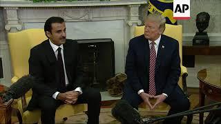 Trump Welcomes Emir of Qatar to White House