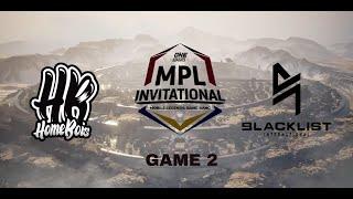 HOMEBOIS vs BLACKLIST INTERNASIONAL Game 2 MPL Invitational