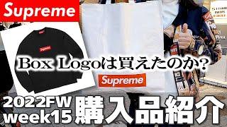 【Supreme  week15FW】Box Logoはゲット出来たのか?購入品レビュー＆着画紹介！