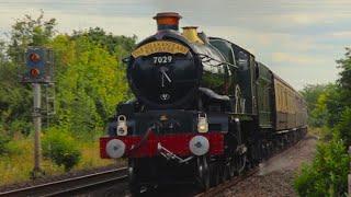 7029 Clun Castle whistles through Widney Manor  Shakespeare Express Week 2  28724