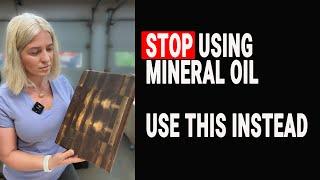 STOP using mineral oil on your cutting boards Use THIS instead