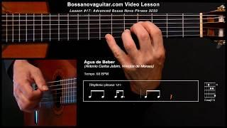 Água de Beber Water to Drink - Bossa Nova Guitar Lesson #17 Advanced Phrase 3233