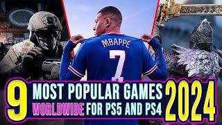 Top 9 Most Popular Games Worldwide For PS5 And PS4 To Play In 2024