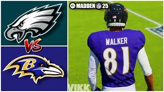 Eagles vs Ravens Week 13 Simulation Madden 25 Rosters