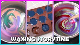 Satisfying Waxing Storytime #61 Scary stories  Tiktok Compilation