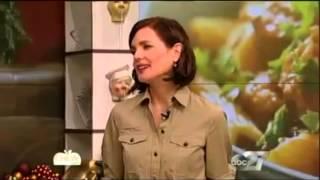 Elizabeth Mcgovern on The Chew Dec. 8 2015