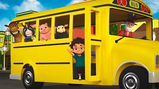 Wheels on the Bus Going a Bear Hunt Adventure Song Animal Version Nursery Rhymes & Kids Songs