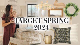 TARGET SPRING SHOP WITH ME AND HAUL 2024  vintage spring decor spring bedding and florals