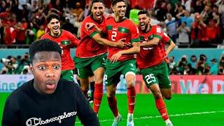 BRIT REACTS TO - Morocco Road To World Cup Semi Final 2022 