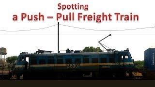 Push - Pull Freight Train  Python freight train  very long freight trains