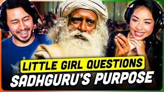 Little Girl Questions Sadhgurus Purpose REACTION  Being Enlightened