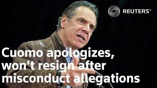 Cuomo apologizes wont resign after misconduct allegations