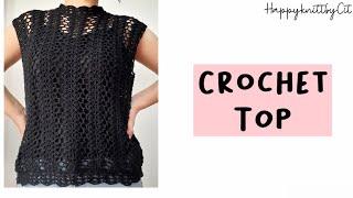 Tutorial Merajut Blouse Pinterest Inspired  Crochet  Part 2