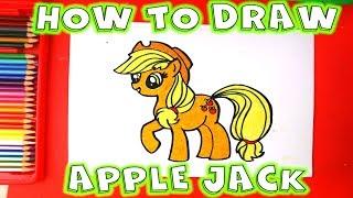 How to Draw Apple Jack My Little Pony step by step