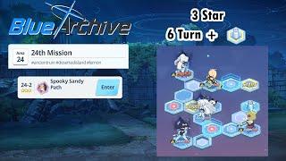 Blue Archive Global - Story Stage Hard 24-2 3 Star & 6 Turn Clear + Pyro Box