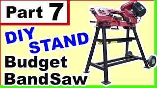 Harbor Freight Band Saw - Part 7 - Homemade Stand Build  DIY