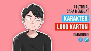 Cara Membuat Logo Karakter Kartun Seperti Hitzeed CH di Android  Infinite Design