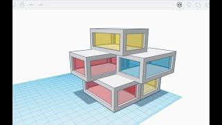 Tinkercad Dersleri - 111. Ders -Minimal Ev Tasarımı