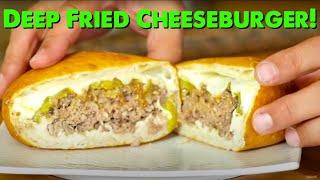 How to Cook a Deep-Fried Cheeseburger  Korzo Slav Burger  Ballistic BBQ