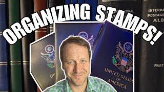 How I Organize My Stamp Collection Ep. 2 -- My USA Stamps