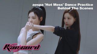 Raecord Let’s go 아카짱  에스파 ‘핫 메스’ 안무 연습 비하인드 aespa ‘Hot Mess’ Dance Practice Behind