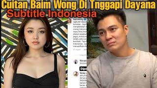 INI TANGGAPAN DAYANA KAZAKHSTAN TENTANG CUITAN ARTIS BAIM WONG Subtitle Indo