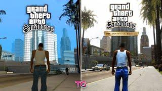 GTA San Andreas  Remastered vs Original - Graphics Comparison