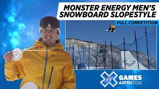 Monster Energy Men’s Snowboard Slopestyle FULL COMPETITION  X Games Aspen 2024