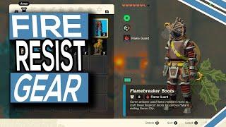 How To Get Fire Resist Gear Flame Guard In Legend Of Zelda Tears Of The Kingdom