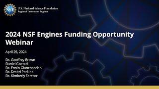 NSF Engines Funding Opportunity 2024