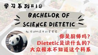 【学习系列#19】饮食治疗师：你是厨师吗？