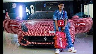 MY NEW LV SUPREME FERRARI 