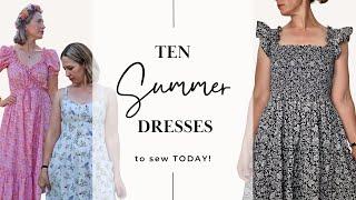 10 Simple Summer Sundresses to Sew NOW