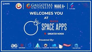 NASA International Space Apps Challenge- Galgotias University Day 1