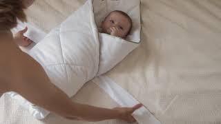 Комплект одеяло и наволочка  HAPPY BABY  Как пеленать ребенка  Конверт на выписку