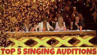 TOP 5 MOST UNFORGETTABLE GOLDEN BUZZER SINGING MIND BLOWING