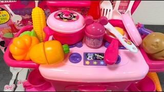 9 Minutes Satisfying with Unboxing Cute Minnie Mouse Kitchen Play Set Review Miniature ASMR Video